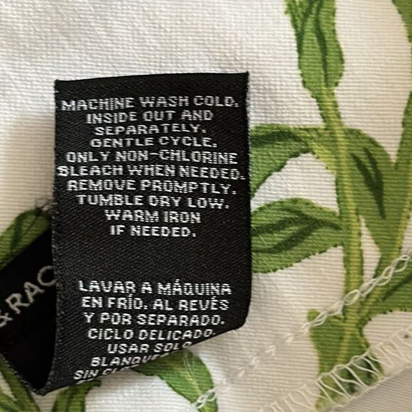 Zac & Rachel Pants Pull On 8P Floral Stretch Ankle - Picture 12 of 12